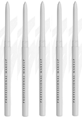 MYEONG Non Smudge With Long & Lasting Crayon Kajal(White, 10 g)