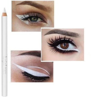 BLUEMERMAID Eyeliner Pencil Eye Liner Marker Kajal Pen Waterproof(WHITE, 2 g)