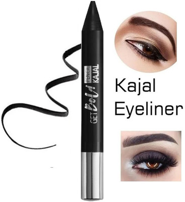Libline Pro Water & Smudge Proof One Stroke Super Matte Black Kajal(BLACK, 6 g)