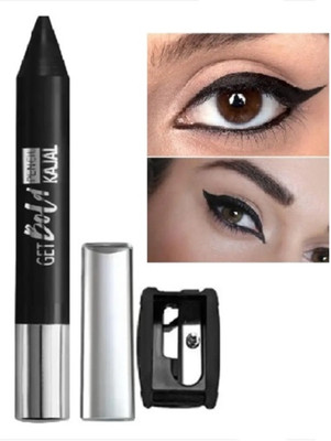 DARYUE NEW DAILY USE BOLD EYE PENCIL KAJAL WITH SHARPNER(black, 1 ml)