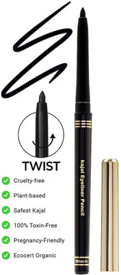 MYEONG Long Stay Intense Black Color Kajal(Black, 0.35 g)