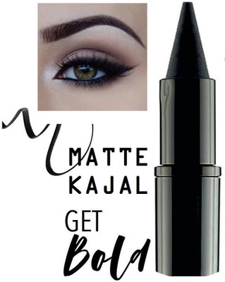 Arcanuy Long Lasting Soft JET BLACK based eyeliner and kajal water proof(black, 2 g)