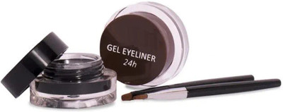 GFSU - GO FOR SOMETHING UNIQUE 2 in 1 Black & Brown Water Proof & Smudge Proof 24hrs Gel Eyeliner(BLACK, BROWN, 6 g)
