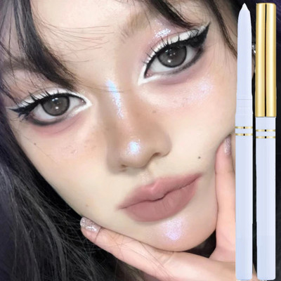 GABBU Lightwet white Rich Color Smudgeproof & Waterproof kajal(white, 15 g)