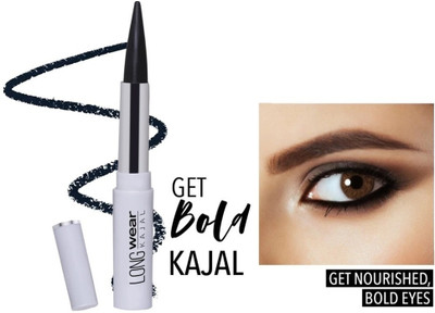 DARVING Deep Black One Stroke Kajal(BLACK, 1.5 ml)