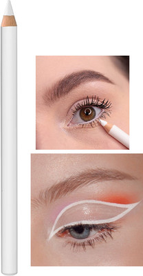 GABBU White eyeliner & lipliner Waterproof Pigmented Dual Use Pencil(WHITE, 2.3 g)