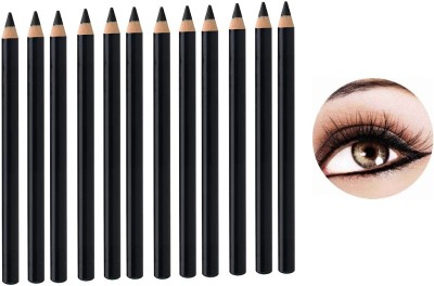 SEUNG LONG LASTING DARK BLACK PENCIL KAJAL FOR DRAMATIC EYE(BLACK, 24 g)