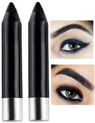 Luster Shine MATTE FINISH WATER PROOF & LONG WEAR KAJAL(BLACK, 12 g)