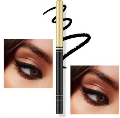 GABBU 24H Waterproof, Smudgeproof Eyeliner kajal in Jet Black3.(black, 0.35 g)