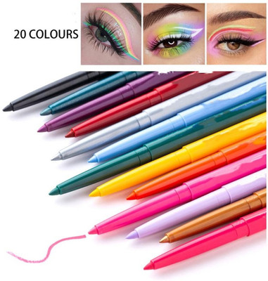 DARVING Colours Coloured Eyeliner Matte Eyeliner Set 12(MULTI COLOR, 24 ml)
