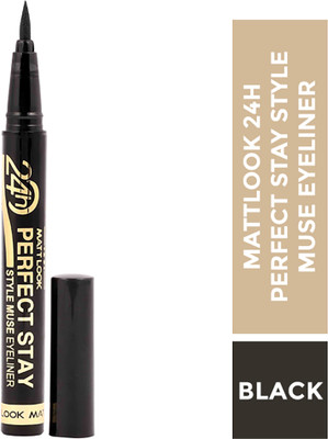 MATTLOOK 24H Perfect Stay Style Muse Eyeliner PE-08(Black, 3 ml)