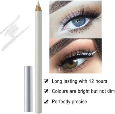 ADJD Waterproof Long Lasting White - Kajal(WHITE, 2 g)