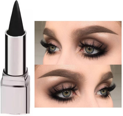 GABBU Long Lasting WaterProof Black EyeLiner Kajal//(black, 3.6 g)