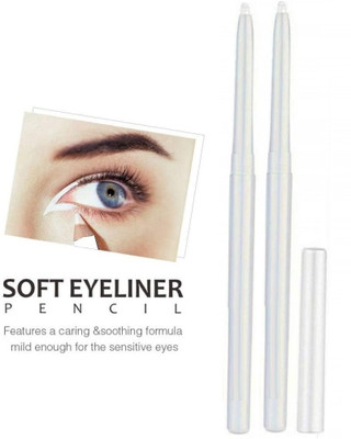 MYEONG White kohl Kajal Crayon Combo(White, 4 g)