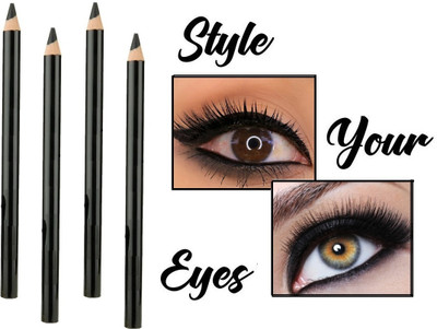 Libline Long Lasting Eye Kajal Pencil 8 g(BLACK)