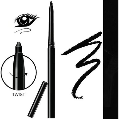 Yuency New Professional Touch Smudge Proof & Water Proof Black KAJAL(BLACK, 2 g)
