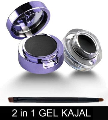 GFSU - GO FOR SOMETHING UNIQUE 2 IN 1Gel Kajal & Cake Eyeliner(BLACK, 7 g)