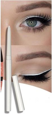 GABBU New Professional Touch Smudge Proof & Water Proof White KAJAL(WHITE, 2 g)