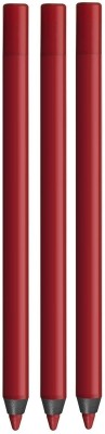 JANOST Natural Ultra Soft Kohl Kajal Eyeliner Pencil Waterproof , Long Stay Pack Of 6(RED, 6 g)