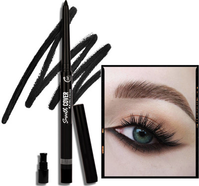 AFARAXIA 12 Hours Stay Matte Pencil Kajal | Smudgeproof and Waterproof(BLACK, 0.55 g)