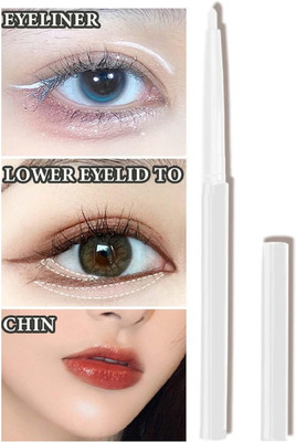 Vyomiris Eyeliner Waterproof Quick Drying Long Lasting 1.5 g(WHITE)