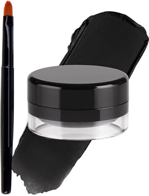 BLUEMERMAID NEW CREAMY MATTE FINISH GEL EYE LINER WITH BRUSH 5 ml(BLACK)