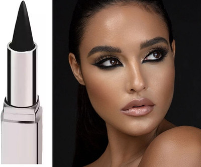 GABBU Long Lasting WaterProof Black EyeLiner Kajal/-(black, 3.6 g)