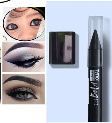 FELICECHIARA Professioanl Smooth Waterproof Long Lasting Quick Apply Black(BLACK, 3.2 g)