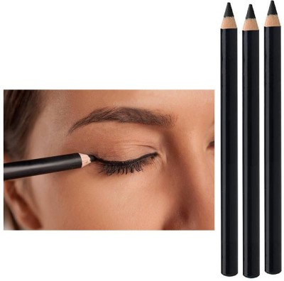 SEUNG DARK BLACK PENCIL KAJAL LONG LASTING SMUDGE PROOF(BLACK, 6 g)