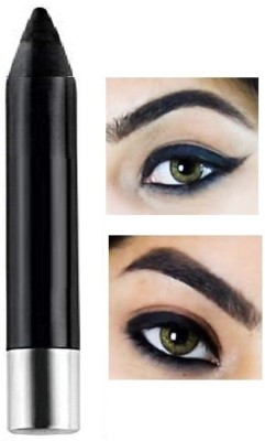 Wonholli Kajal Stick-Longstay Intense Natural Super Pigmented Smudgeproof & Waterproof(BLACK, 3.2 g)