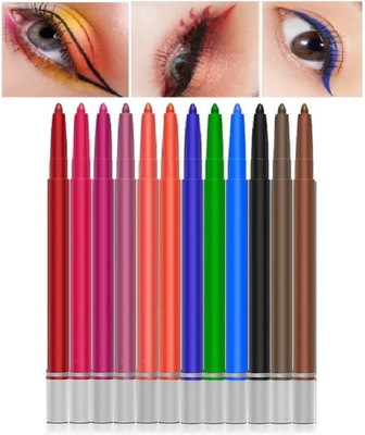 Amaryllis Soft Black Eye Liner Pencil Pigment Eyeliner Pen Set Eyeliner 5 g(Black)