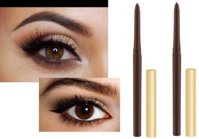 BLUEMERMAID MATTE FINISH BROWN CRAYON KAJAL FOR EYE MAKEUP FOR WOMEN(BROWN, 4 g)