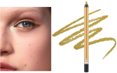 DARVING GOLDEN SHIMMER eye liner and kajal pencil water proof(GOLDEN, 1.5 g)