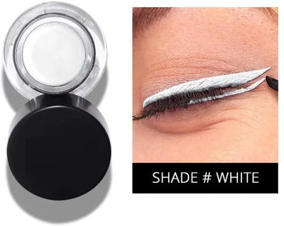 THTC LONG LASTING WATER PROOF GEL EYELINER WITH BRUSH 5 ml(white)