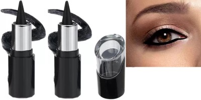 AFARAXIA MATTE FINISH WATER PROOF LONG LASTING BOLD BLACK KAJAL 2(Black, 12 ml)