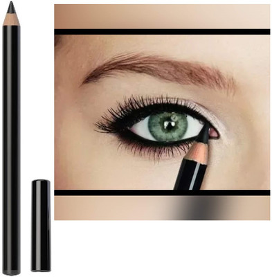 Vyomiris MAKE UP BLACEK & MATT FINISH EYE PENCIL KAJAL(BLACK, 2 g)