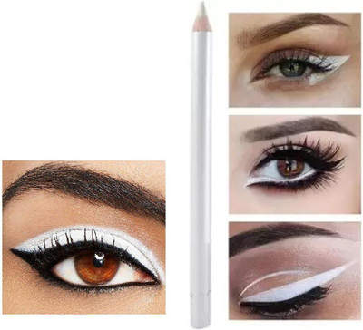 GFSU - GO FOR SOMETHING UNIQUE Waterproof White Eye Kajal long lasting.(white, 2 g)