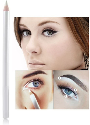 Yuency White eyeliner & lipliner Waterproof Pigmented Dual Use Pencil(white, 2 g)
