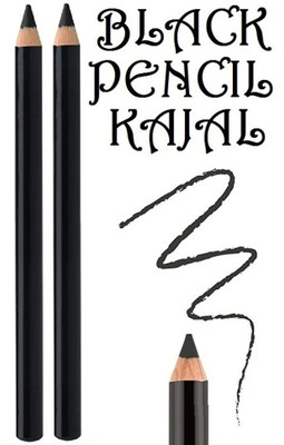 Jiwoo Combo Smudge-proof & Waterproof, Long-lasting Deeply Pigmented kajal for Women(Black, 4 g)