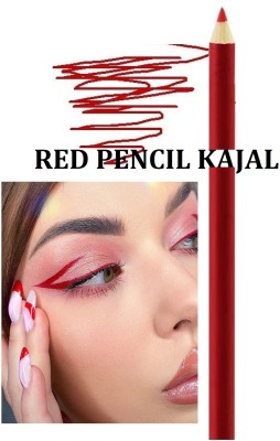 Wonholli 24H LONG LASTING MATTE EYE MAKEUP RED KAJAL(Red, 2 g)