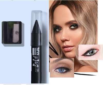 Aylily Matte Finish Bold Black Long Lasting Smudge Proof Kajal(BLACK, 3.2 g)