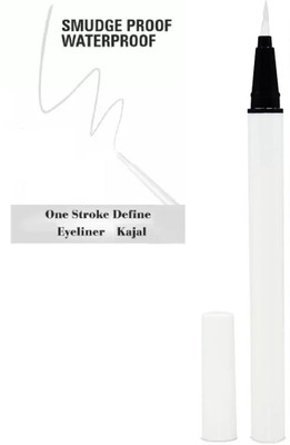 AMOSFIA Best White sketch pen eyeliner waterproof, non transfer and smudgeproof eyeliner(WHITE, 5 g)