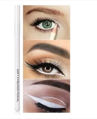 REIMICHI Waterproof Pigmented Dual Use Pencil White eyeliner & lipliner(White, 2 g)