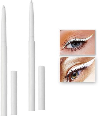 Luster Shine Matte Finish Eyeliner and Pencil for Eye-Makeup 4 g(White)