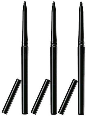 DARYUE Combo of 3 Long stay Smudge proof Matte Deeply Pigmented(black, 9 g)