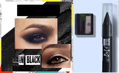 FELICECHIARA Kajal Stick-Longstay Intense Natural Smudgeproof & Waterproof(BLACK, 3.2 g)
