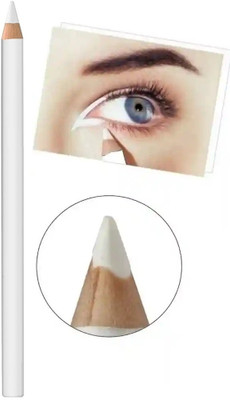 Jiwoo Kajal Creamy Texture Non Transfer Smudge & Waterproof Kajal Pencil(White, 2 g)