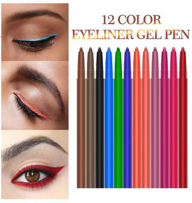 Amaryllis 3D Matte Waterproof And Sweatproof Kajal(Multicolor, 12 g)
