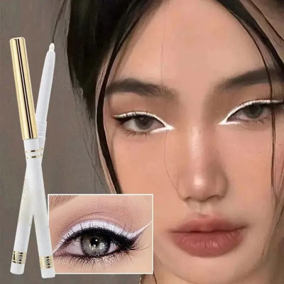GABBU Kajal Creamy Texture Non Transfer Smudge & Waterproof Kajal Pencil(White, 0.35 g)