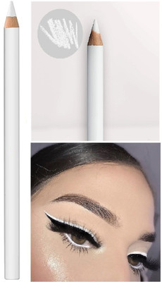 Jiwoo Waterproof Smudgeproof Soft White Kajal Eyeliner(White, 2 g)